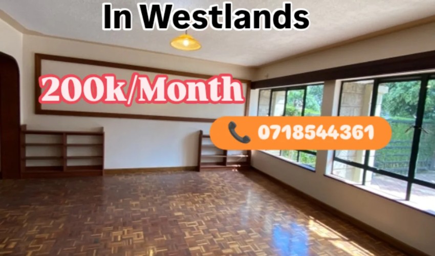 Elegant 4 Bedrooms Townhouse with Dsq in Westlands 